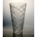 nordic transparent embossed bud glass vases